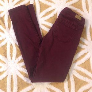 RSQ Maroon Juniors Denim Jean's Sz. 3